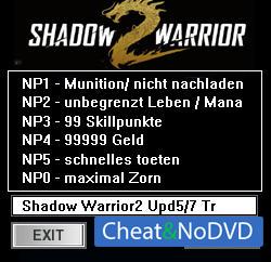 Shadow Warrior 2  Trainer +5 Update 5 - 7 {dR.oLLe}