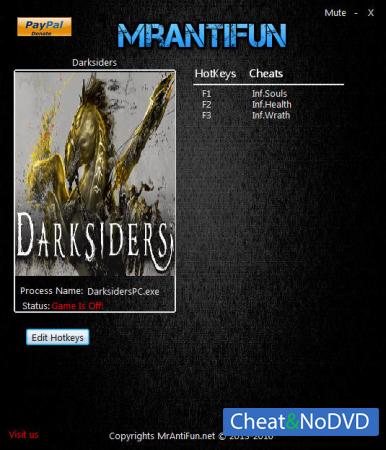 Darksiders: Wrath of War  Trainer +3 v01.01.2017 {MrAntiFun}