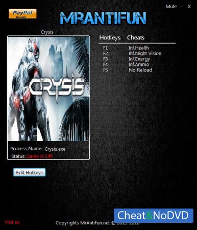 Crysis  Trainer +5 v12.30.2016 {MrAntiFun}