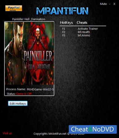 Painkiller: Hell & Damnation  Trainer +2 v01.04.2017 {MrAntiFun}