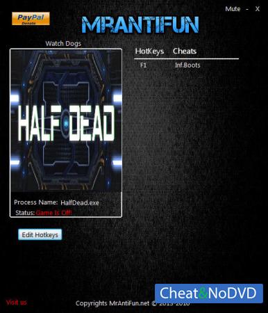 Half Dead  Trainer +1 v1.05 {MrAntiFun}