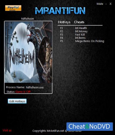 Niffelheim  Trainer +5 v0.9.9 {MrAntiFun}