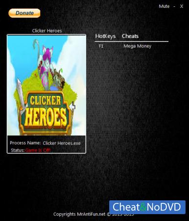 Clicker Heroes  Trainer +1 v1.00 {MrAntiFun}