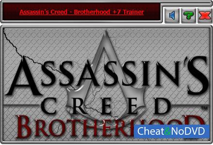 Assassin's Creed: Brotherhood  Trainer +7 Update 02.02.2017 {HoG}