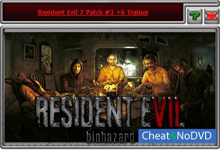 Resident Evil 7: Biohazard  Trainer +6 v1.03 {HoG}