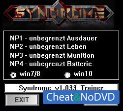 Syndrome  Trainer +4 v1.033f {dR.oLLe}