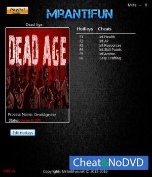 Dead Age  Trainer +6 v1.00 {MrAntiFun}