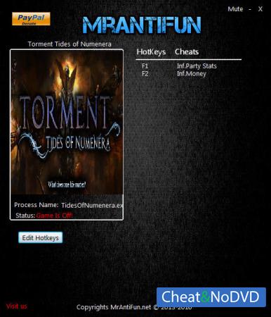 Torment: Tides of Numenera  Trainer +2 v02.07.2017 {MrAntiFun}