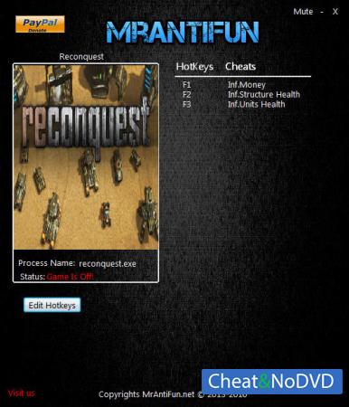 Reconquest  Trainer +3 v1.838 {MrAntiFun}