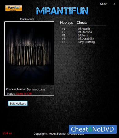 Darkwood  Trainer +5 v8.0 {MrAntiFun}