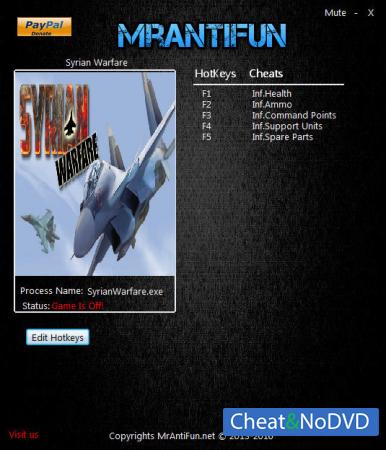 Syrian Warfare  Trainer +5 v1.00 {MrAntiFun}