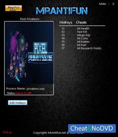 Pixel Privateers  Trainer +7 v1.00 {MrAntiFun}