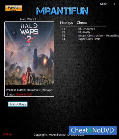 Halo Wars 2  Trainer +5 v1.0.3750 {MrAntiFun}