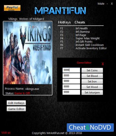 Vikings - Wolves of Midgard  Trainer +11 v1.00 {MrAntiFun}