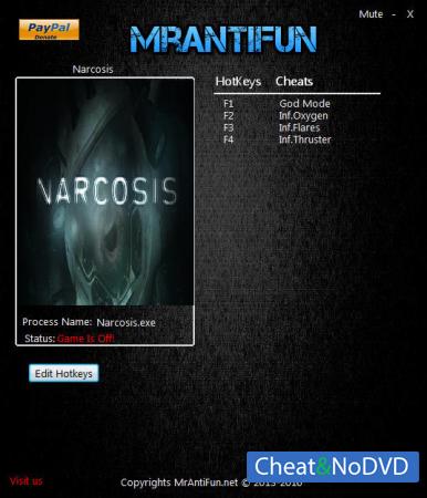 Narcosis  Trainer +4 v03.29.2017 {MrAntiFun}