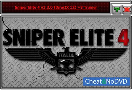 Sniper Elite 4  Trainer +8 v1.3.0 {HoG}