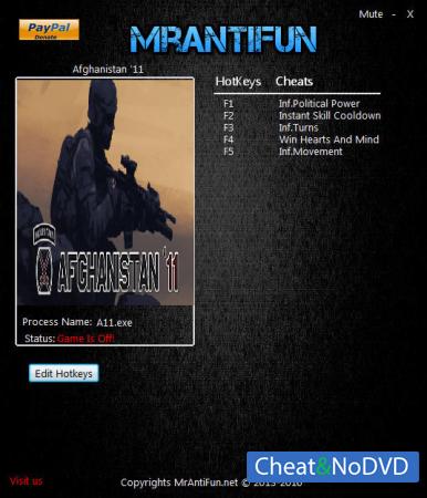 Afghanistan '11  Trainer +5 v1.0.2 {MrAntiFun}