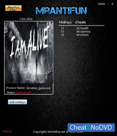 I Am Alive  Trainer +3 v1.0.1 {MrAntiFun}