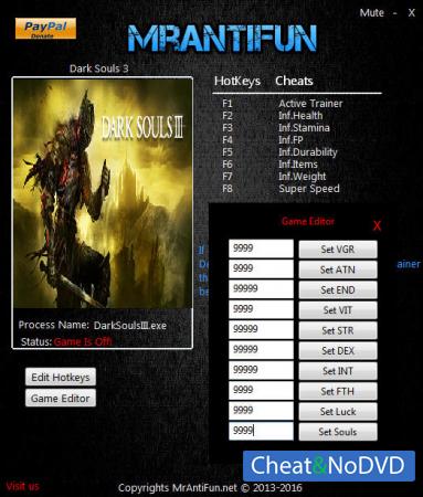 Dark Souls 3  Trainer +17 v1.13 {MrAntiFun}