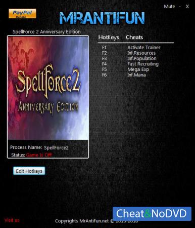 SpellForce 2 - Anniversary Edition  Trainer +5 v2.01 {MrAntiFun}