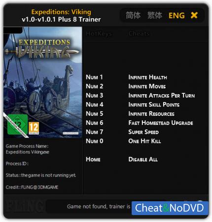 Expeditions: Viking  Trainer +8 v1.0 - v1.0.1 {FLiNG}