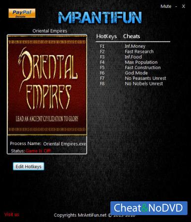 Oriental Empires  Trainer +8 v09.22.2016 {MrAntiFun}