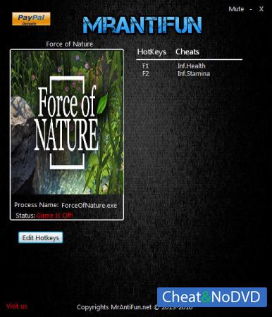 Force of Nature  Trainer +2 v1.0.10 {MrAntiFun}