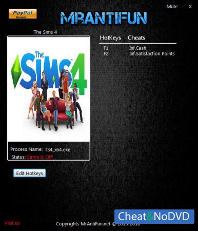 The Sims 4  Trainer +2 v1.29.69.1020 {MrAntiFun}