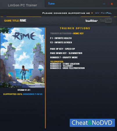 RiME  Trainer +7 v1.01 64bit {LinGon}