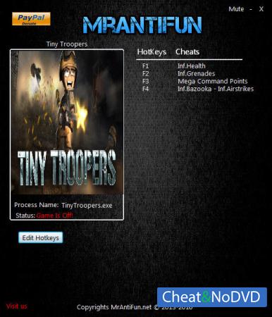 Tiny Troopers  Trainer +4 v09.26.2016 {MrAntiFun}