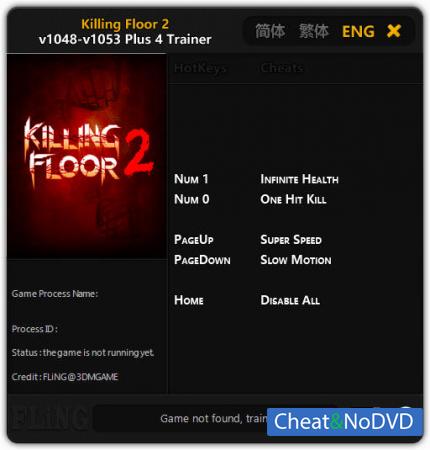 Killing Floor 2  Trainer +4 v1048 - 1053 {FLiNG}