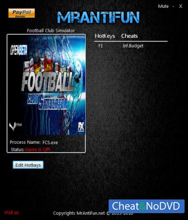 Football Club Simulator  Trainer +1 v3.0.3.128 {MrAntiFun}