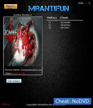 Zombie Shooter 2  Trainer +3 v06.29.2017 {MrAntiFun}