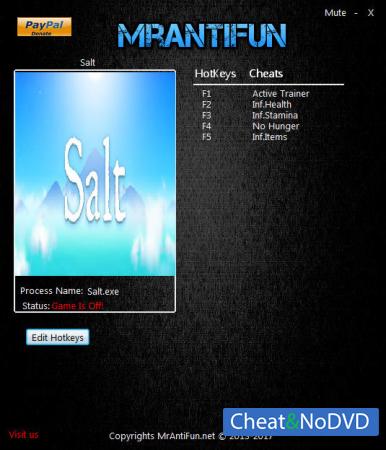 Salt  Trainer +3 v1.9.5 {MrAntiFun}