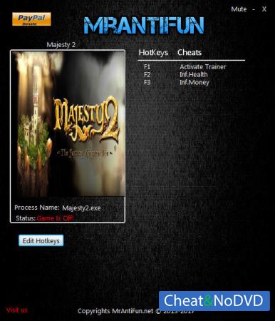 Majesty 2 Collection  Trainer +2 v1.5.356 {MrAntiFun}