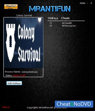 Colony Survival  Trainer +2 v0.2.5 {MrAntiFun}