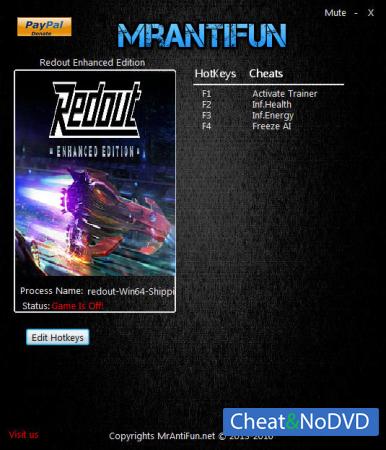 Redout: Enhanced Edition  Trainer +3 v1.00 {MrAntiFun}