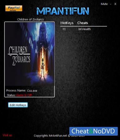 Children of Zodiarcs  Trainer +1 v1.00 {MrAntiFun}