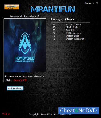 Homeworld: Remastered Collection  Trainer +5 v2.00 {MrAntiFun}