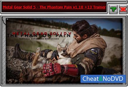 Metal Gear Solid 5: The Phantom Pain  Trainer +12 v1.10 {HoG}