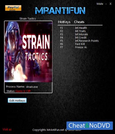 Strain Tactics  Trainer +7 v07.19.2017 {MrAntiFun}