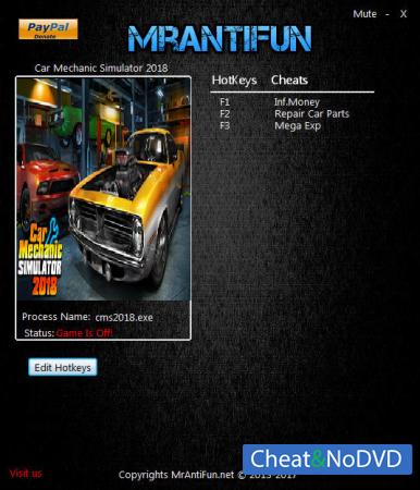 Car Mechanic Simulator 2018  Trainer +3 v1.0.6 {MrAntiFun}