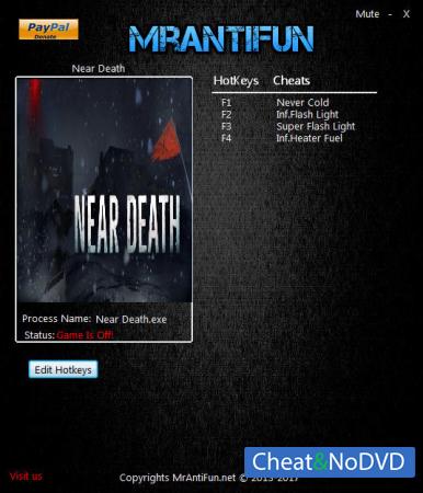 Near Death  Trainer +4 v1.0.7 {MrAntiFun}