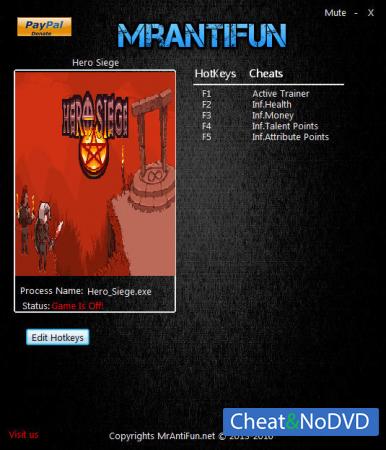 Hero Siege  Trainer +4 v2.0.0.0 {MrAntiFun}
