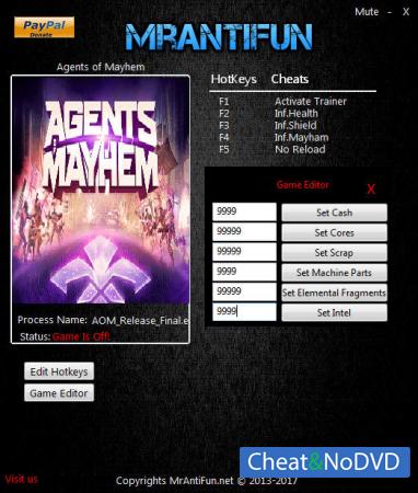 Agents of Mayhem  Trainer +10 v1.00 {MrAntiFun}