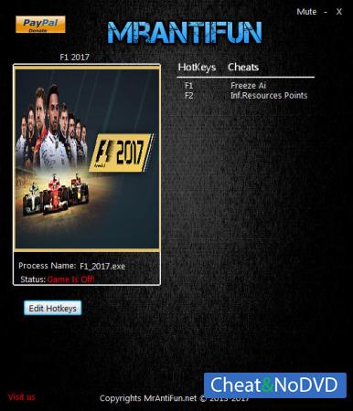 F1 2017  Trainer +2 v1.05 {MrAntiFun}