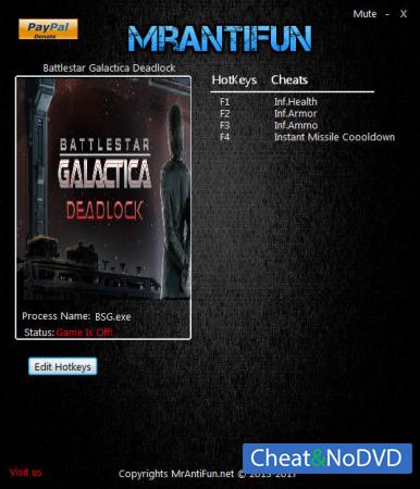 Battlestar Galactica Deadlock  Trainer +4 v09.05.2017 {MrAntiFun}