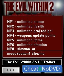 The Evil Within 2  Trainer +7 v1.0 {dR.oLLe}