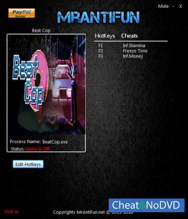 Beat Cop  Trainer +3 v1.0.602 {MrAntiFun}