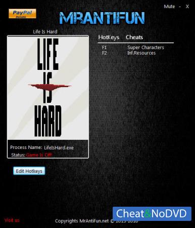 Life is Hard  Trainer +2 v0.91 {MrAntiFun}